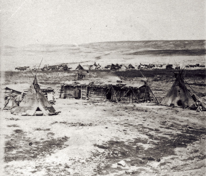 Rough-hewn Cabins and Tepees